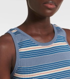 Prada Cotton ribbed-knit tank top