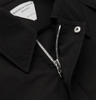 Bottega Veneta - Coated Cotton-Blend Twill Blouson Jacket - Black
