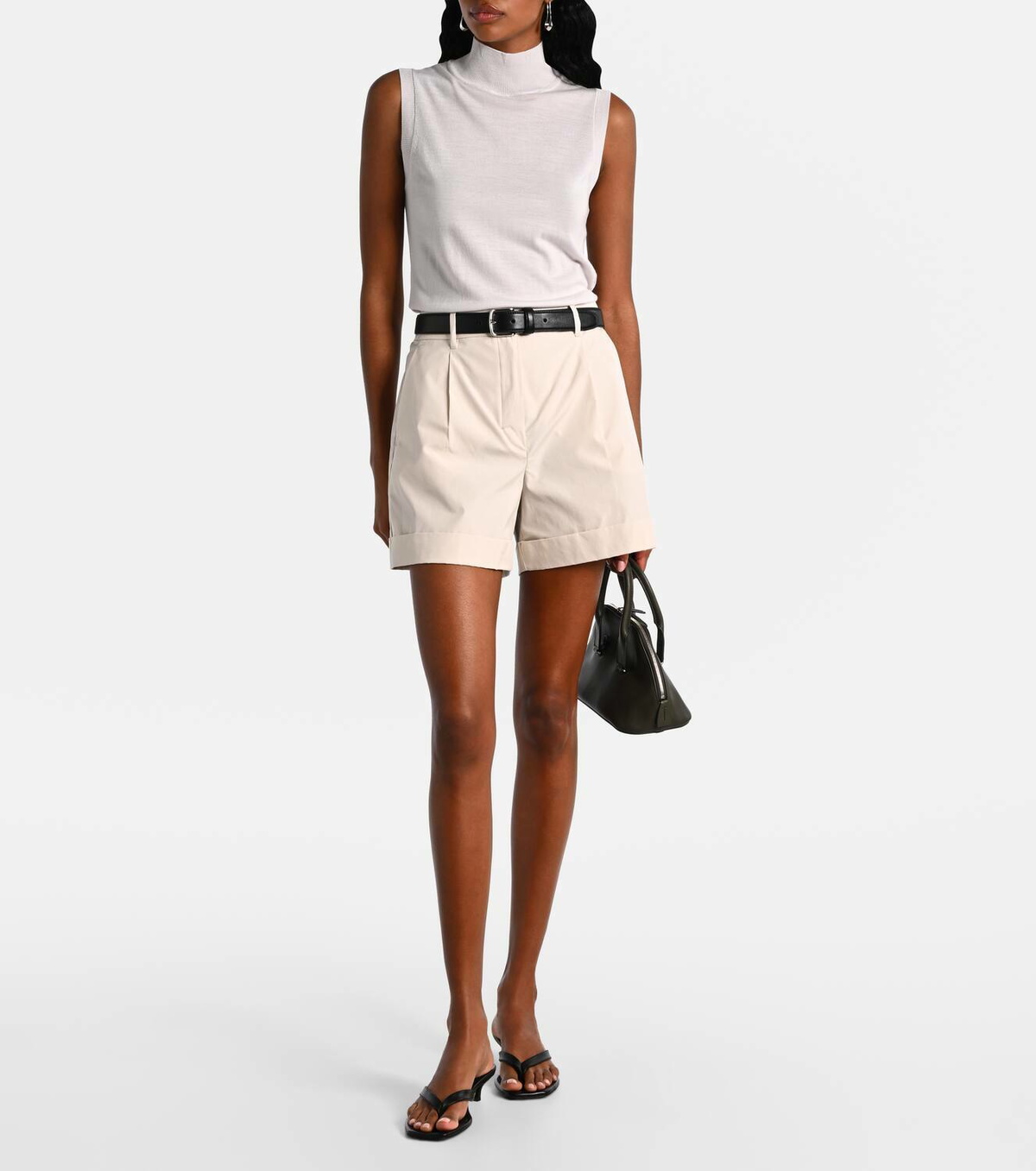 'S Max Mara Ubino cotton poplin Bermuda shorts