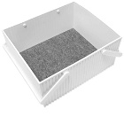Hachiman Omnioffre Stacking Storage Box - Large in White