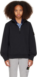 Stone Island Junior Kids Black 61020 Sweatshirt
