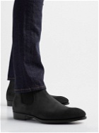George Cleverley - Jason Roughout Suede Chelsea Boots - Black
