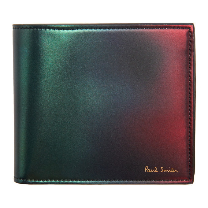 Photo: Paul Smith Green and Red Gradient Billfold Wallet