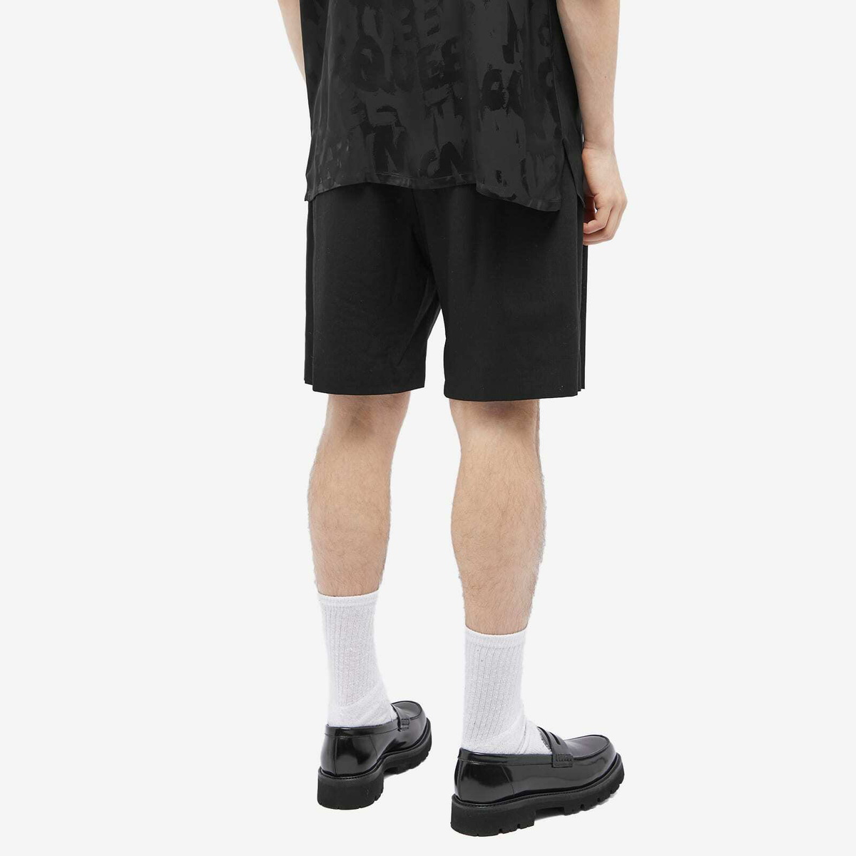 AMIRI Men's Double Pleat Shorts in Black Amiri