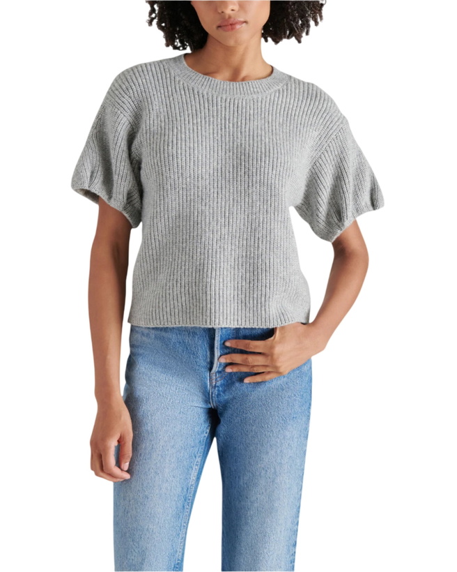 Photo: Steve Madden Jadey Sweater in Grey