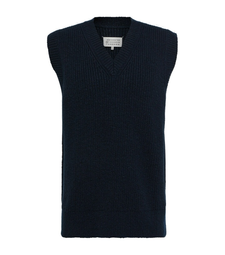 Photo: Maison Margiela - Donegal wool and cashmere tabard vest
