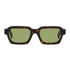 RETROSUPERFUTURE Tortoiseshell Caro Rectangle Sunglasses