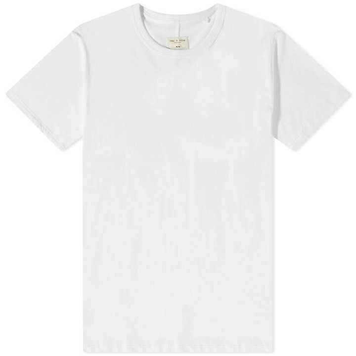 Photo: Rag & Bone Men's Classic Base T-Shirt in White
