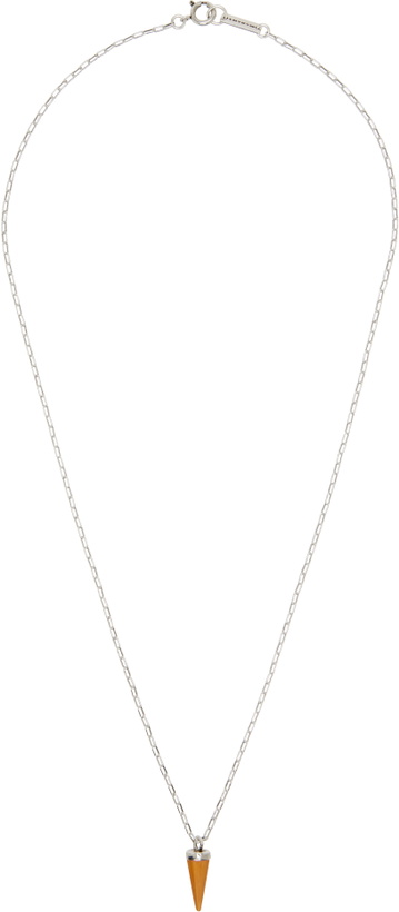 Photo: Isabel Marant Silver Long Necklace
