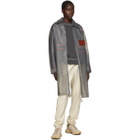 Polythene* Optics Off-White Fleece Overlocking Lounge Pants
