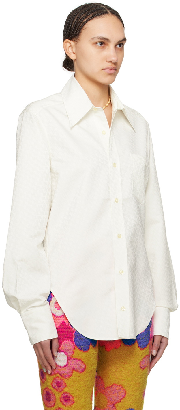 ERL White Button Shirt