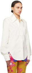 ERL White Button Shirt