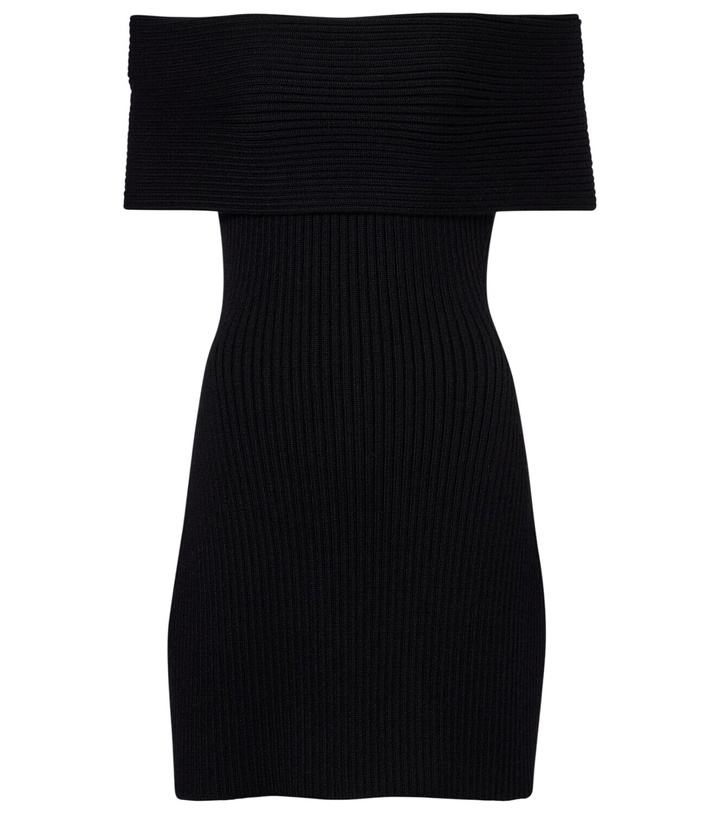 Photo: Givenchy Ribbed-knit wool and alpaca-blend minidress