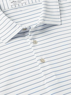 Peter Millar - Drum Striped Tech-Jersey Golf Polo Shirt - White