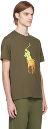 Polo Ralph Lauren Khaki Ombré Big Pony T-Shirt