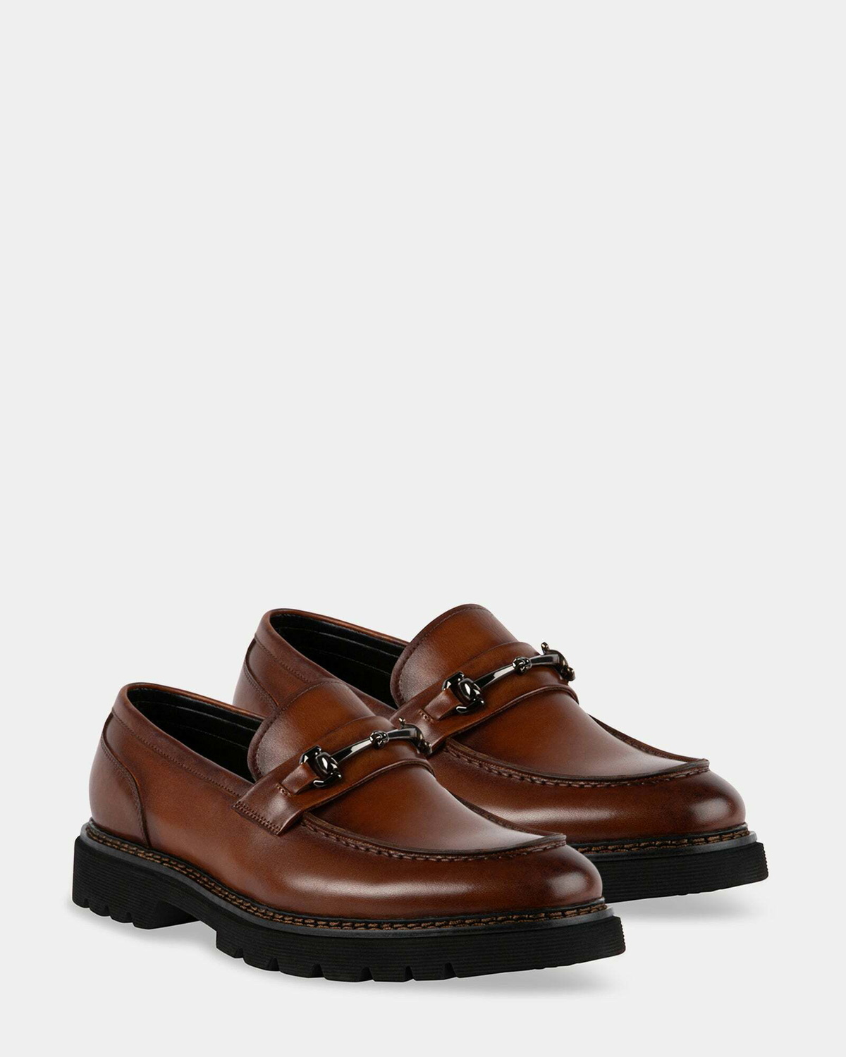 Steve Madden Elisio Loafers in Tan