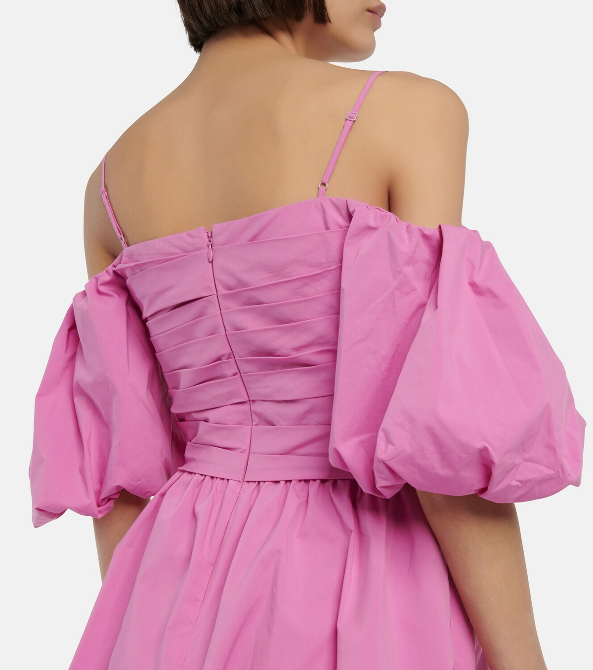 Simkhai - Puff-sleeve off-shoulder minidress Simkhai