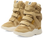 Isabel Marant Women's Balskee Platform Sneaker in Multicolor Beige