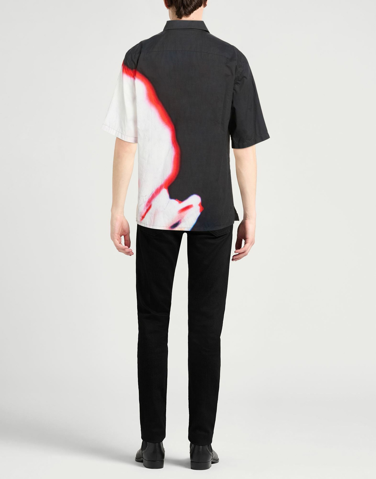 Mcqueen Mens Shirt in Black