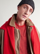 Auralee - Ribbed Cashmere Beanie - Black