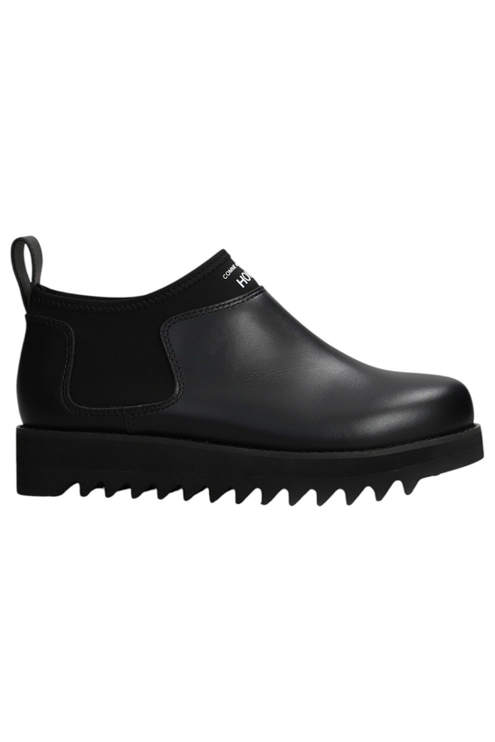 Photo: Comme des Garçons Homme Ankle Boots In Black Leather
