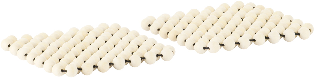 Pien Studios Beige Small Natural Coaster Set