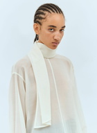 Issey Miyake Sheer Shirt With Shawl