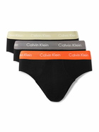 Calvin Klein Underwear - Three-Pack Stretch-Cotton Briefs - Black