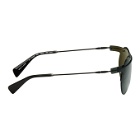 Yohji Yamamoto Black Visor Sunglasses