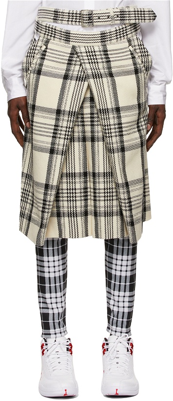 Photo: Comme des Garçons Homme Plus Wool Check Textured Shorts