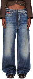 Martine Rose Blue Casual Jeans
