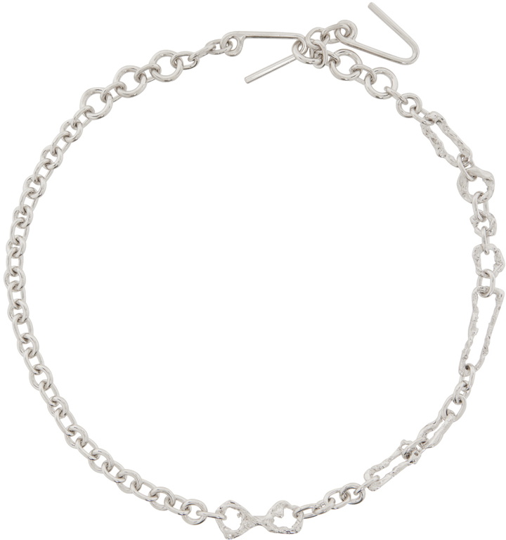 Photo: Vasiliki Silver Gilgamesh Raw Necklace