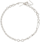Vasiliki Silver Gilgamesh Raw Necklace