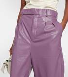 Jacques Wei Faux leather straight pants