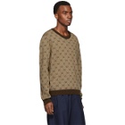 Gucci Brown GG Sweater
