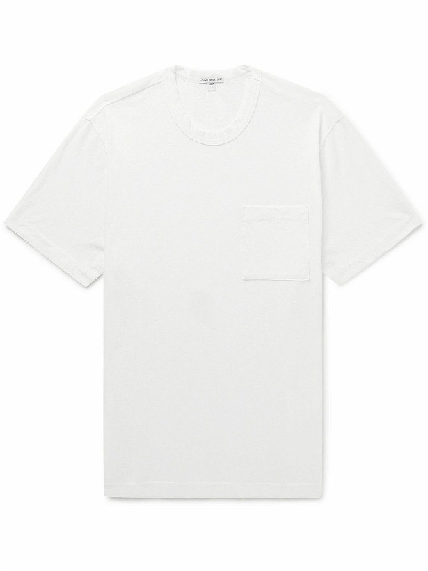 Photo: James Perse - Slub Cotton and Linen-Blend Jersey T-Shirt - White