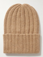 THE ELDER STATESMAN - Short Bunny Echo Ribbed Cashmere Beanie