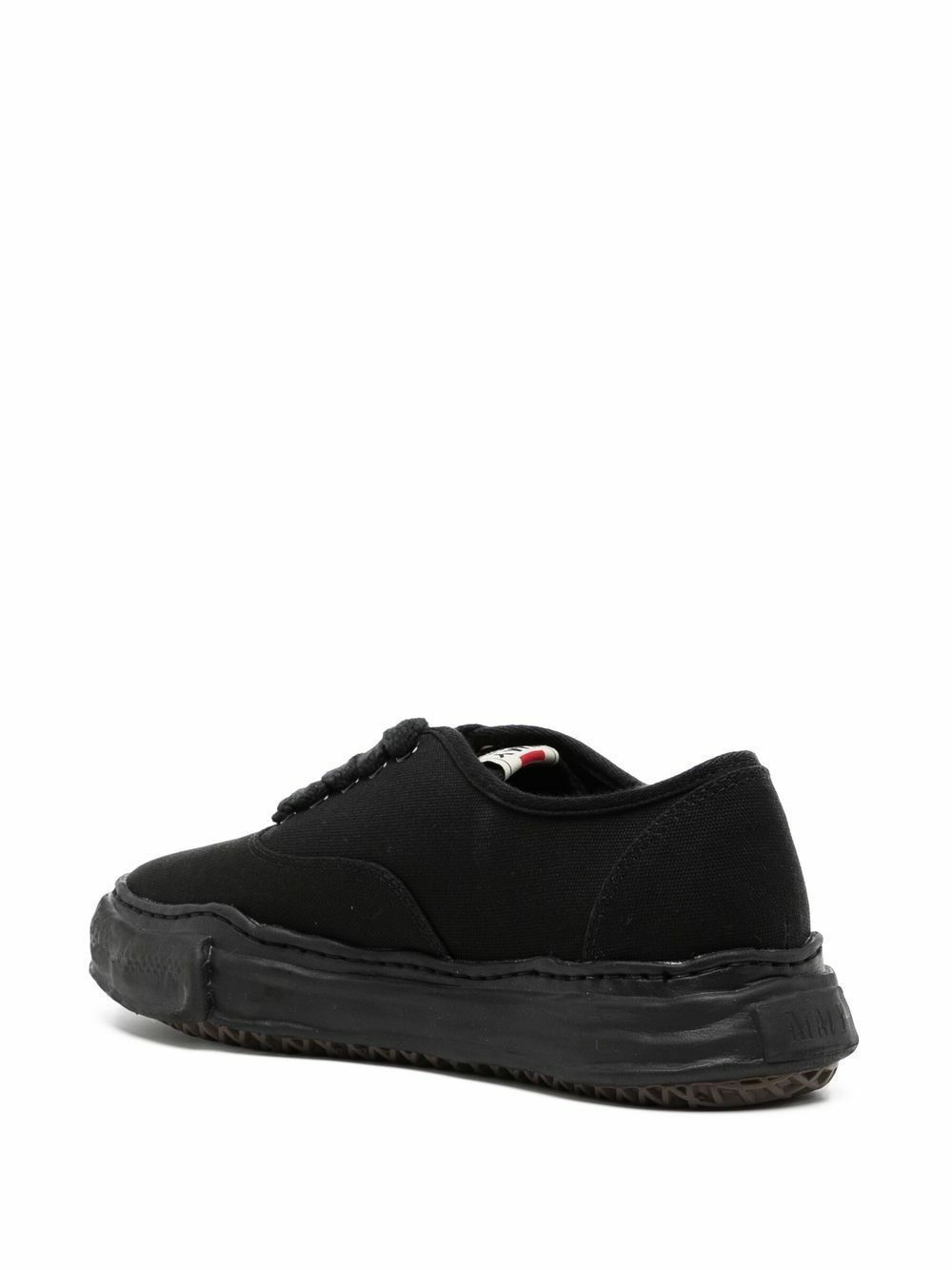 Maison MIHARA YASUHIRO Black Baker Canvas Low-Top Sneakers