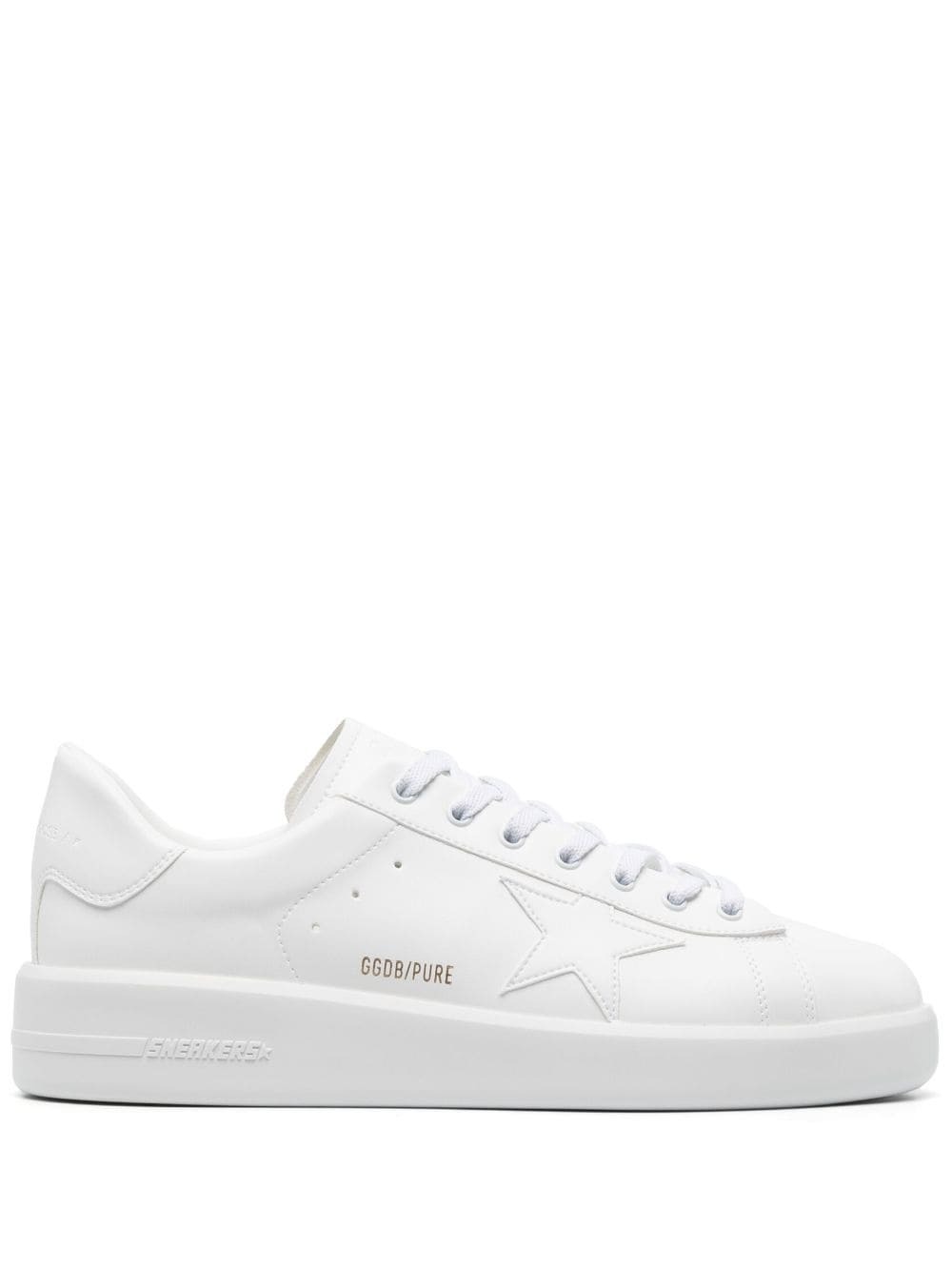 GOLDEN GOOSE - Purestar Leather Sneakers Golden Goose Deluxe Brand