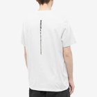 Moncler Men's Rubber Patch Logo T-Shirt in Off-White