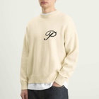 Picante Men's Gallery Knit Sweater in Ivory