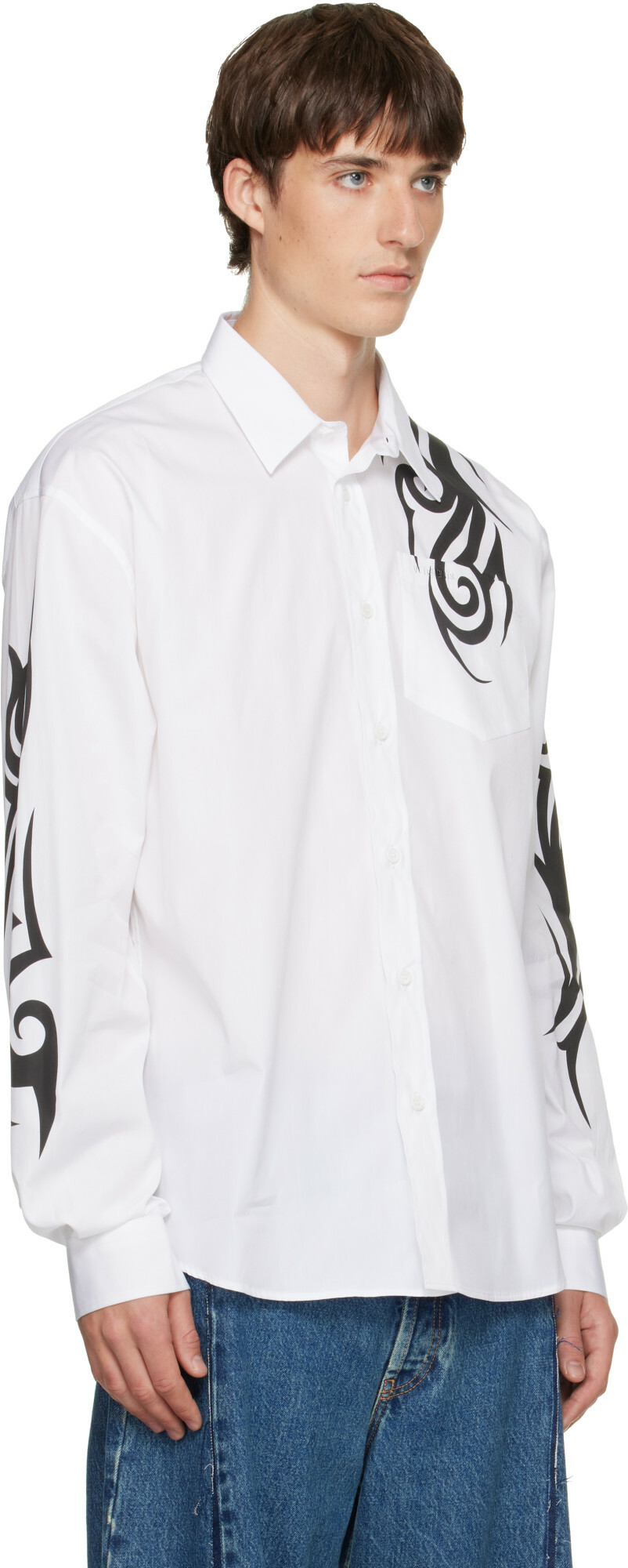 VETEMENTS White Graffiti Shirt