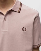 Fred Perry Twin Tipped Fred Perry Shirt Pink - Mens - Polos