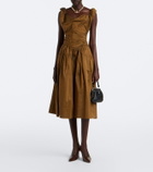 Vivienne Westwood Sunday cotton-blend twill midi dress
