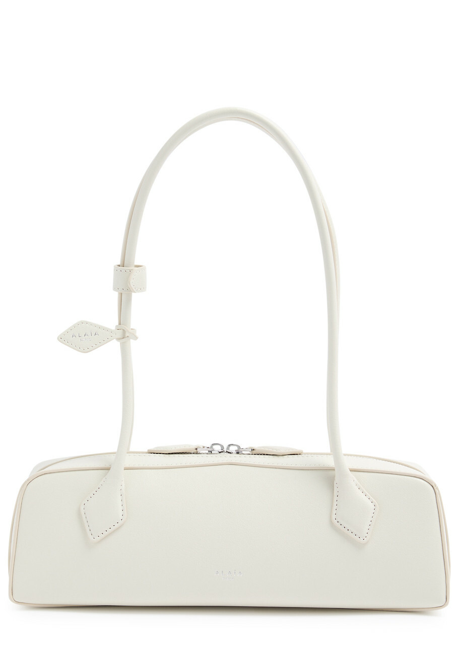 Alaïa Le Teckel Medium Grained Leather Shoulder bag - Ivory - One Size