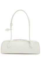 Alaïa Le Teckel Medium Grained Leather Shoulder bag - Ivory - One Size