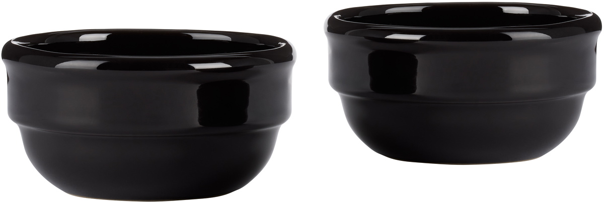 NIKO JUNE Black Kantine Bowl Set