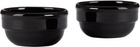 NIKO JUNE Black Kantine Bowl Set