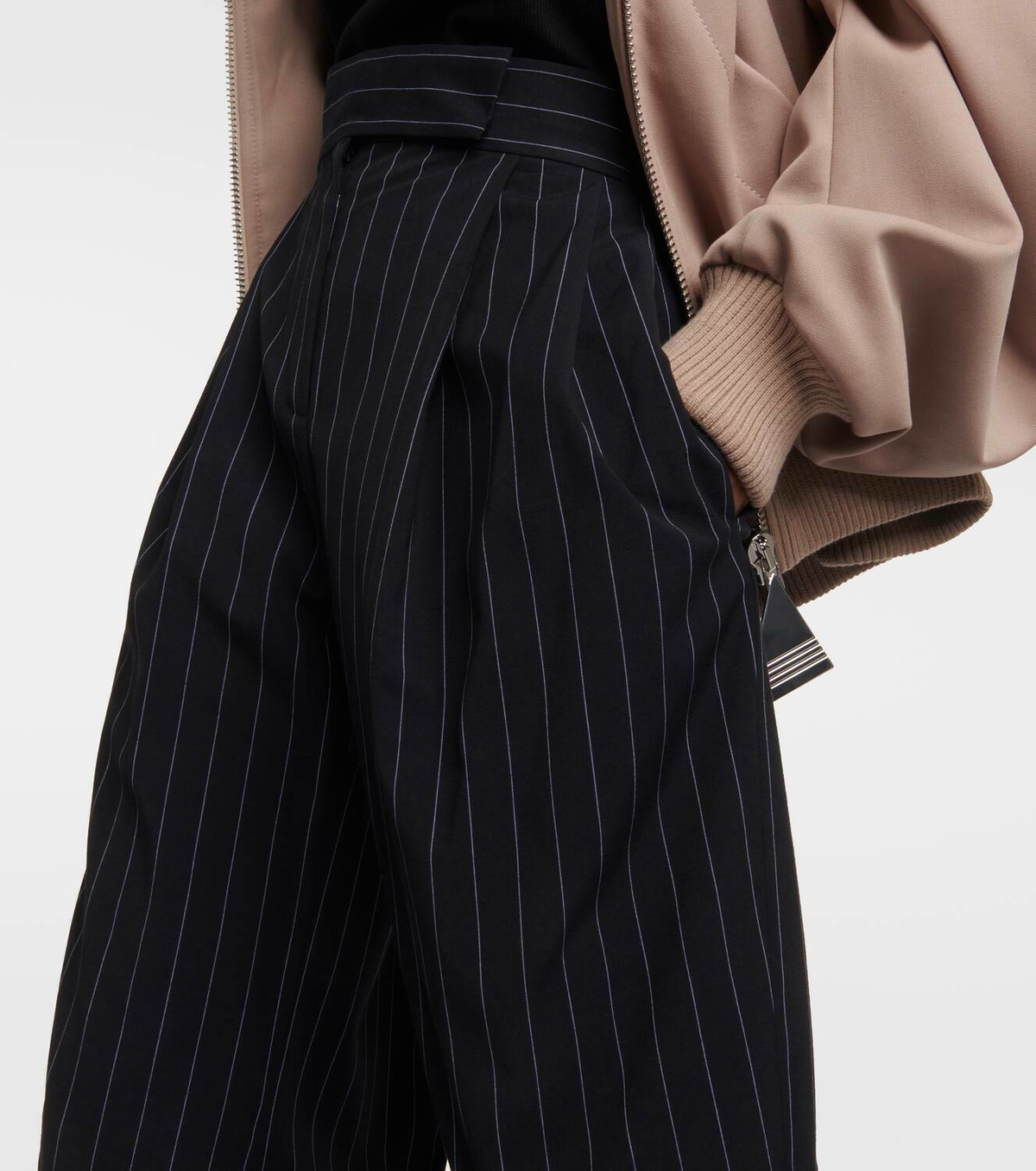 【関税込み】THE ATTICO Palazzo pants Black long pants for Women | THE ATTICO®