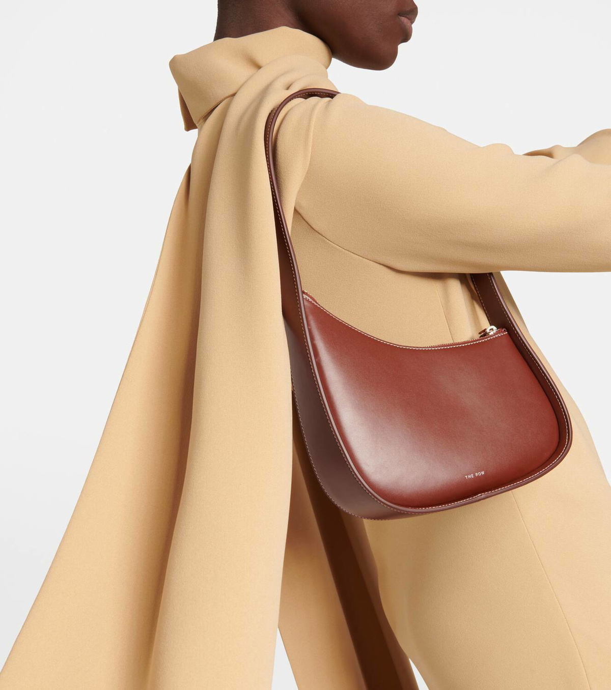 The Row Half Moon leather shoulder bag The Row